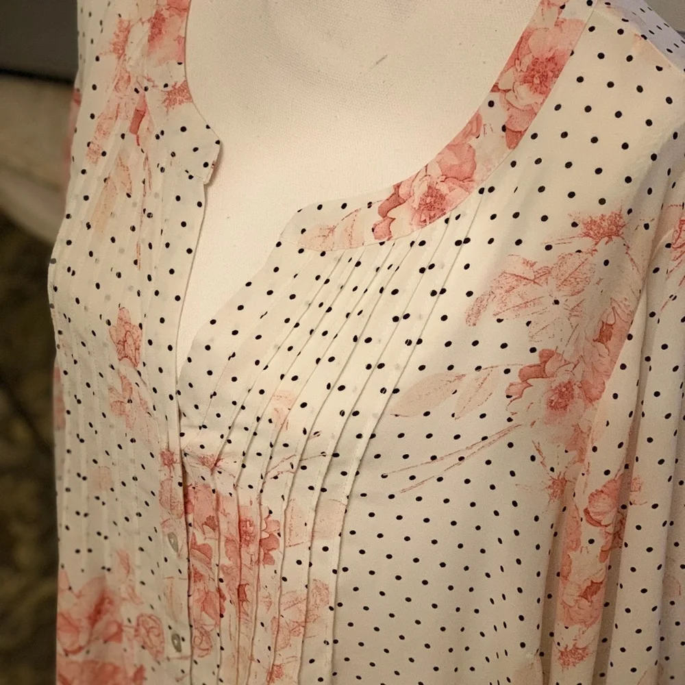 Three-quarter length sleeve blouse/top- size 2x - Picture 7 of 9